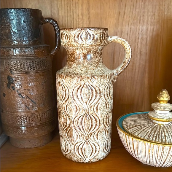 Mid Century Scheurich West German  Vase Onion Amsterdam Oswald Kleudgen 485-26 - Picture 1 of 7